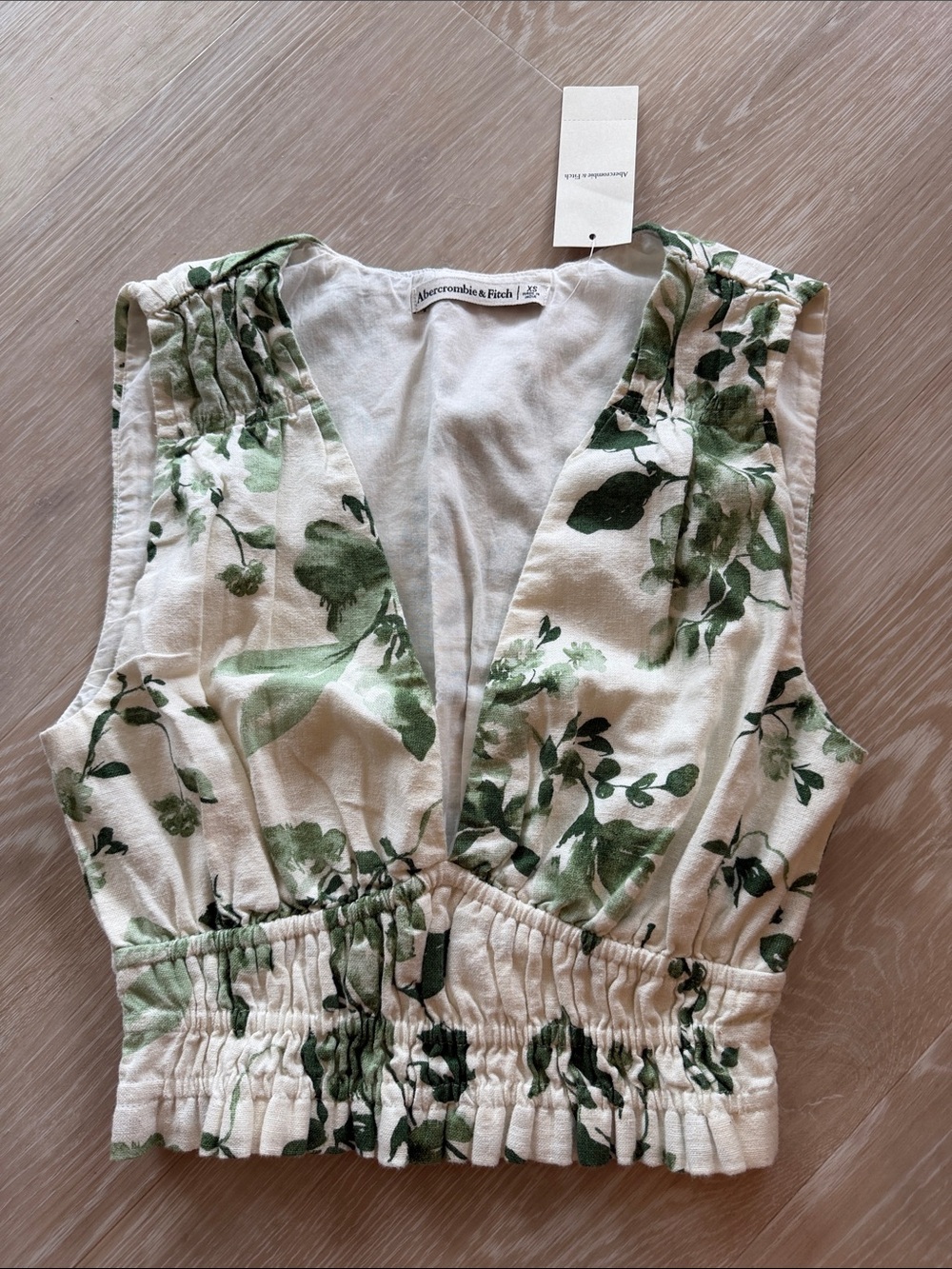 Abercrombie & Fitch Linen Blend Top - Size XS